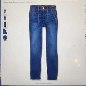 Level 99 Karli Patch Pocket Skinny Jean